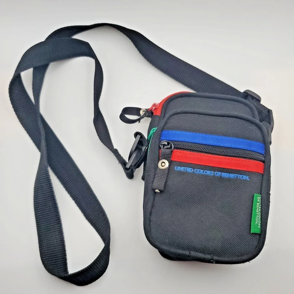 Limited Edition United Colours Of Benetton Camera Bag Cross Body Carry Case